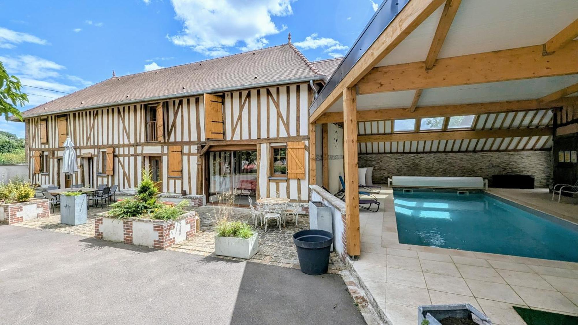 Maison Calme 14 Personnes, Piscine, Jardin Et Parking Buchères Exterior foto
